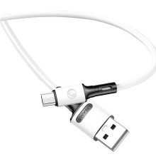 Кабель Usams US-SJ435 USB - Micro USB (M/M), 1 м, White (SJ435USB01)