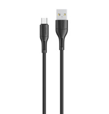 Кабель Usams US-SJ502 USB - Micro USB (M/M), 1 м, Black (SJ502USB01)