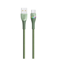 Кабель Usams US-SJ542 USB - USB Type-C, 1.2 м, Green (SJ542USB03)