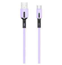 Кабель Usams US-SJ433 USB - USB Type-C (M/M), 1 м, Purple (SJ433USB04)