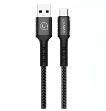 Кабель Usams US-SJ289 USB - USB Type-C, 1.2 м, Black (SJ289USB01)