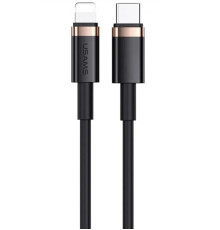 Кабель Usams US-SJ484 USB Type-C - Lightning (M/M), 1.2 м, Black (SJ484USB01)