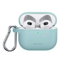Чохол Usams US-BH741 Silicon для Apple AirPods 3 Green (BH741AP04)