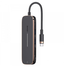 Концентратор USB Type-C Usams US-SJ575 6in1 Multifunctional Black (SJ575HUB01)