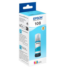 Чернила Epson (108) EcoTank L8050/L18050 Light Cyan (C13T09C54A) 70 мл