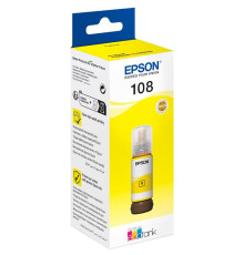 Чернила Epson (108) EcoTank L8050/L18050 Yellow (C13T09C44A) 70 мл