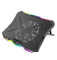 Охлаждающая подставка для ноутбука Promate Vertux Glare Black
