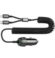 Автомобільний зарядний пристрій Promate PowerDrive-33PDCi Black