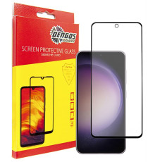 Захисне скло Dengos для Samsung Galaxy S23 FE SM-S711 Black Full Glue (TGFG-322)