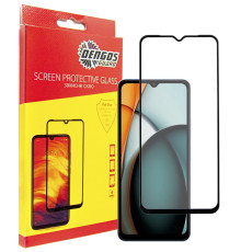Захисне скло Dengos для Xiaomi Redmi A3 Black Full Glue (TGFG-349)