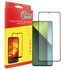 Защитное стекло Dengos для Xiaomi Redmi Note 13 Pro 5G Black Full Glue (TGFG-347)
