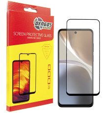 Захисне скло Dengos для Motorola Moto G31/G32 Black Full Glue (TGFG-247)