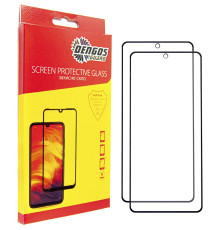 Защитное стекло Dengos для Xiaomi Redmi Note 13 Pro 4G Black Full Glue (DG-TG2P-16) 2шт