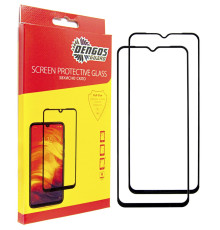Захисне скло Dengos для Samsung Galaxy A15 4G SM-A155 Black Full Glue (DG-TG2P-11) 2шт