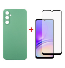 Чохол-накладка Dengos для Samsung Galaxy A05s SM-A057 Mint (DG-KM-10) + захисне скло