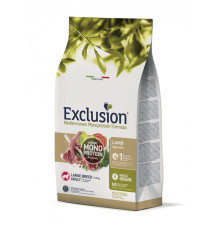Сухий корм для собак великих порід Exclusion Adult Large Breed з ягням 12 кг (5181/10275)