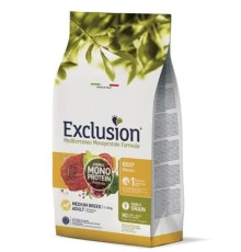 Сухий корм для собак середніх порід Exclusion Adult Medium Breed з яловичиною 3 кг (5173/10259)