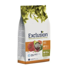 Сухий корм для цуценят малих порід Exclusion Puppy Small Breed з яловичиною 7 кг (5159/10251)