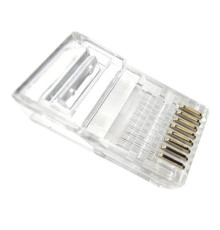 Конектор EServer (WT-6002A-SOLID) RJ45, UTP, cat.5e, 8P8C, 50 мкм, 100 шт