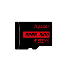 Карта памяти MicroSDHC  32GB UHS-I Class 10 Apacer (AP32GMCSH10UB-RA)