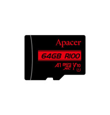 Карта пам`ятi MicroSDHC 64GB UHS-I Class 10 Apacer (AP64GMCSX10UB-RA)