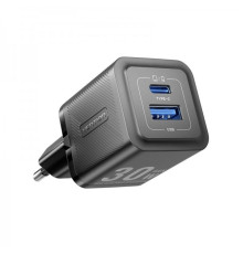 Мережевий зарядний пристрій Vention GaN III PD 30W QC3.0 3A Black (FEQB0-EU)