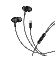 Гарнiтура Piko EP-103BKM Type-C Black (1283126590276)