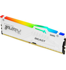 Модуль пам`ятi DDR5 32GB/5200 Kingston Fury Beast White RGB (KF552C36BWE-32)