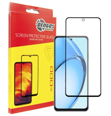 Захисне скло Dengos для Oppo A60 Black Full Glue (TGFG-364)