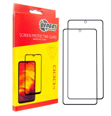 Захисне скло Dengos для Realme C67 Black Full Glue (DG-TG2P-48)