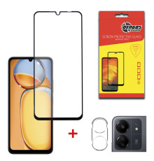 Захисне скло Dengos для Xiaomi Redmi 13C 4G Black Full Glue (DG-TGSCP-04)