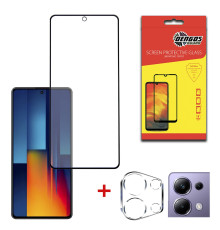 Захисне скло Dengos для Poco M6 Pro 4G Black Full Glue (DG-TGSCP-06)