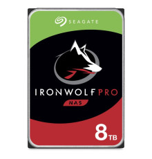 Накопитель HDD SATA 8.0TB Seagate IronWolf Pro 7200rpm 256MB (ST8000NT001)