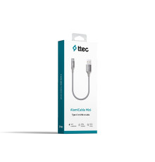 Кабель Ttec AlumiCable Mini USB - USB Type-C (M/M), 0.3 м, Dark-Gray (2DK26UG)