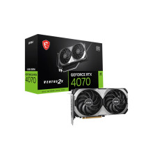 Видеокарта GF RTX 4070 12GB GDDR6 Ventus 2X E1 OC MSI (GeForce RTX 4070 VENTUS 2X E1 12G OC)