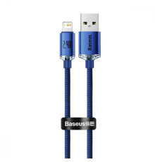 Кабель Baseus Crystal Shine USB-Lightning, 2.4A, 1.2м Blue (6932172602697)