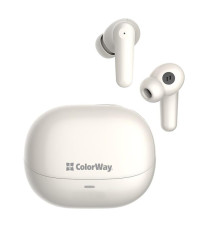 Bluetooth-гарнитура СolorWay Slim TWS-1 Earbuds Long Life Beige (CW-TWS1BE)