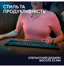 Клавiатура бездротова Logitech G915 X Lightspeed Wireless Clicky Black (920-012709)