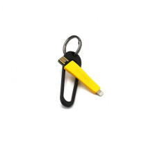 Кабель Remax RC-024i Portable USB - Lightning (M/M), 0.07 м Yellow (2000700000810)