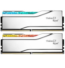 Модуль пам`ятi DDR5 2x32GB/6400 G.Skill Trident Z5 Royal Silver (F5-6400J3239G32GX2-TR5S)