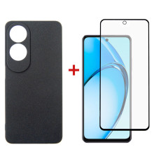 Чохол-накладка Dengos для Oppo A60 Black (DG-KM-103) + захисне скло