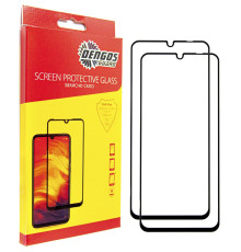 Захисне скло Dengos для Samsung Galaxy A06 SM-A065 Black Full Glue (DG-TG2P-55) 2шт
