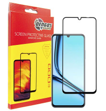 Захисне скло Dengos для Realme Note 50 Black Full Glue (TGFG-371)