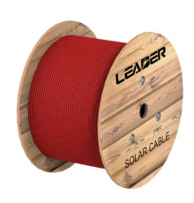 Кабель Leader PV 1x6мм2, бухта 250м, красный (УКРСЕПРО)