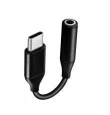 Адаптер 3.5 мм - USB Type-C (F/M), Black (2000997367320)