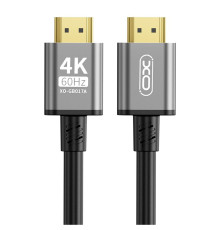 Кабель XO HDMI-HDMI V.2.0, 3 м Tranish (GB017A-HDMI.tranish)