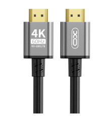 Кабель XO HDMI-HDMI V.2.0, 5 м Tranish (GB017B-HDMI.tranish)