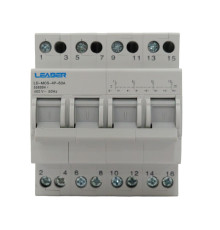 Переключатель трёхпозиционный Leader АС 4Р 63А 400В (LD-MCS-4P-63А)