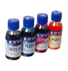 Комплект чернил WWM для HP 21/121/131 BP/C/M/Y (H35SET-2) 4*100г