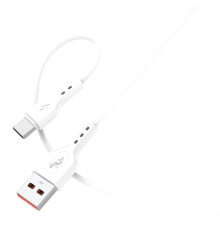 Кабель SkyDolphin S66T USB - USB Type-C (M/M), 1 м, White (SDUSB-000649)